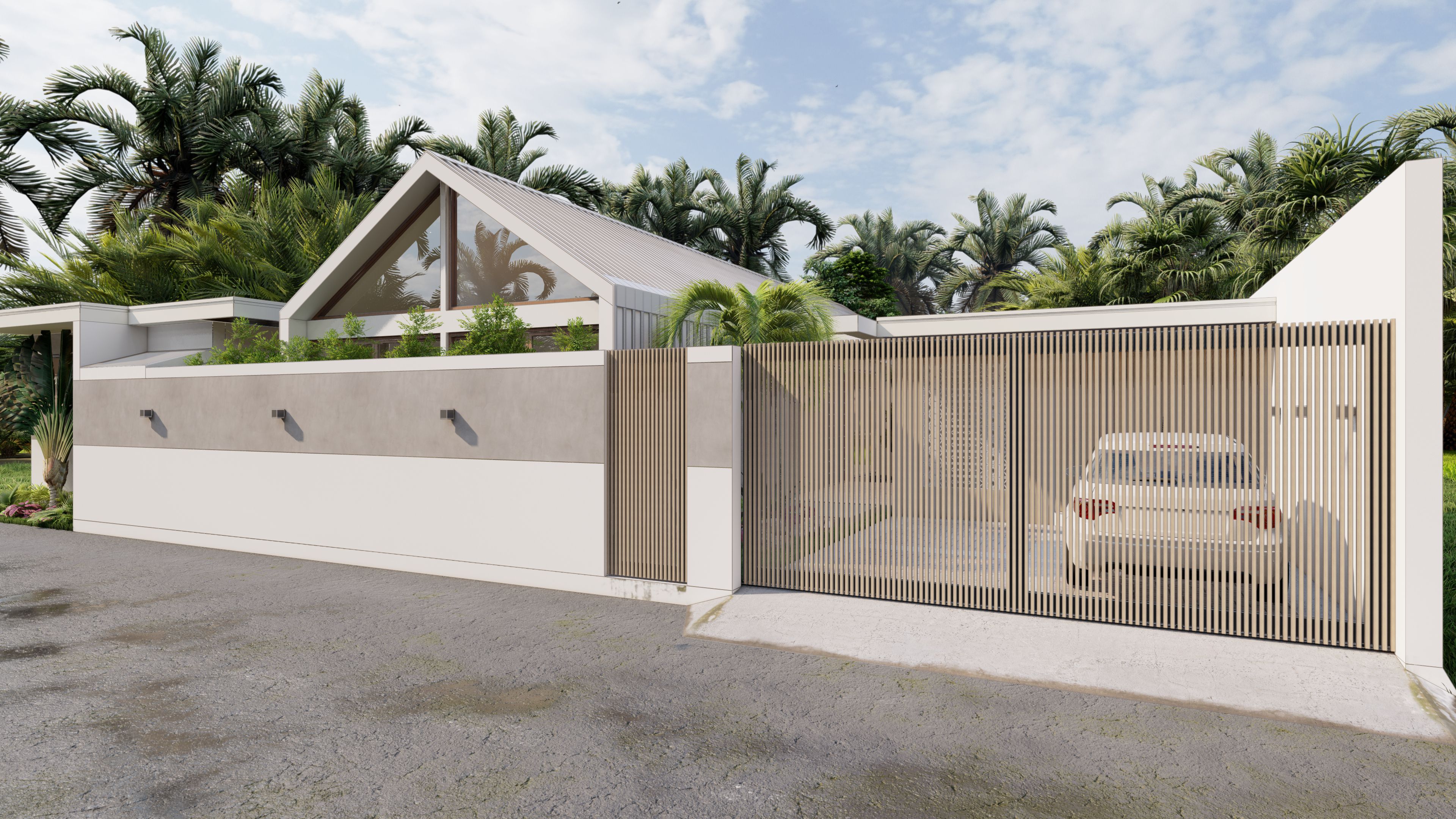 Aura Primera Villa Front View